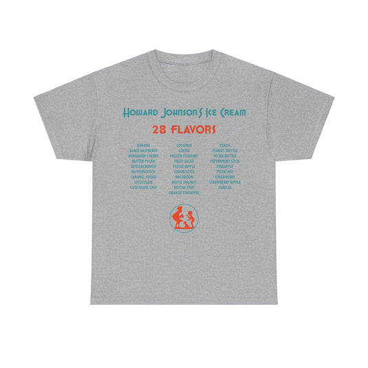 Howard Johnsons Ice Cream 28 Flavors Restaurant T-shirt