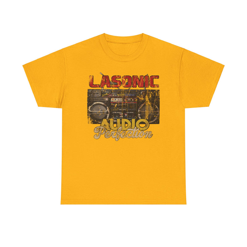 Load image into Gallery viewer, Lasonic Audio Perfection Electronics Corporation Boom Box T-shirt
