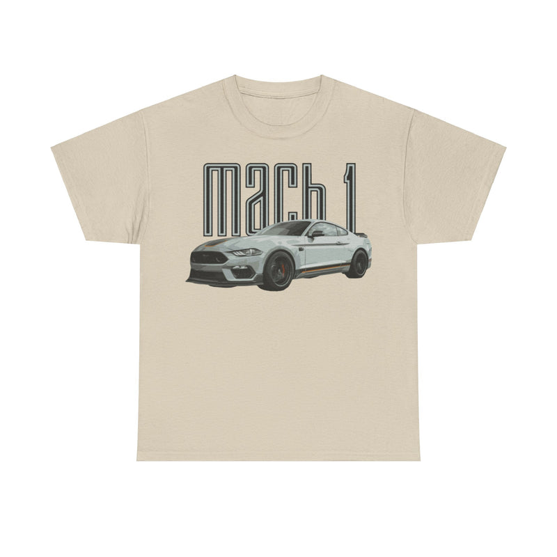 Load image into Gallery viewer, Ford Mustang Mach 1 Car Distressed Print T-shirt
