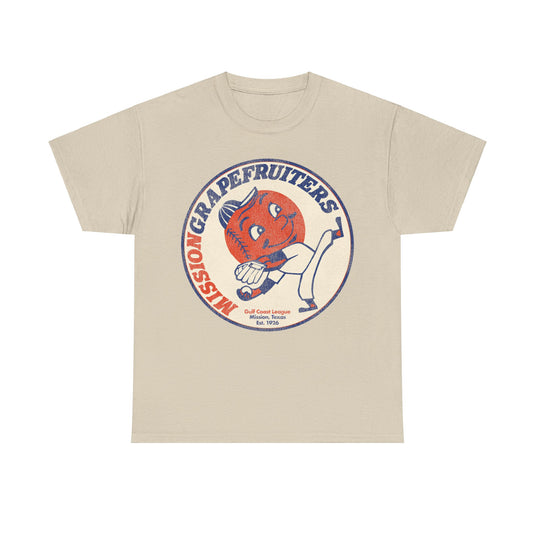 Mission Grapefruiters Nostalgic Retro Baseball Team T-shirt