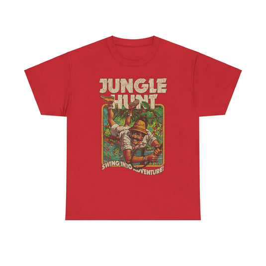 Jungle Hunt Swing Into Adventure 1982 Video Game T-shirt