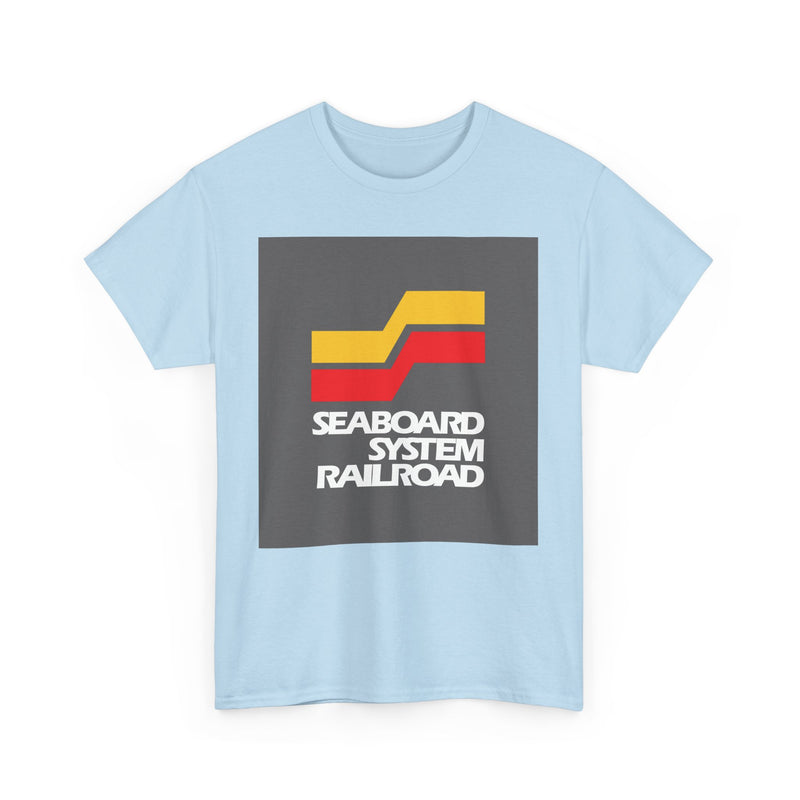 Load image into Gallery viewer, Seaboard System Railroad Logo Vintage Train Railway T-Shirt
