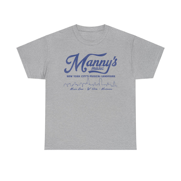 Mannys Music Store New York City Retro Nostalgic T-shirt