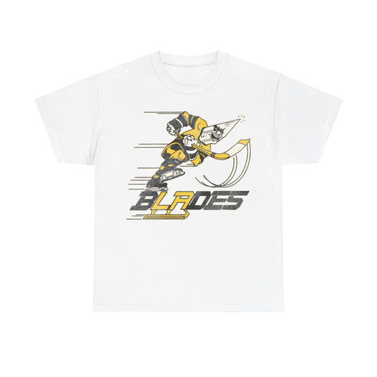 LA Blades Hockey Team Nostalgic Logo T-shirt