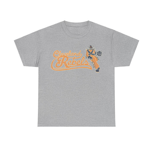 Cleveland Rebels Basketball Team Nostalgic Retro T-shirt