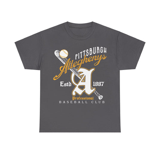 Pittsburgh Alleghenys Est 1887 Pennsylvania Baseball T-shirt