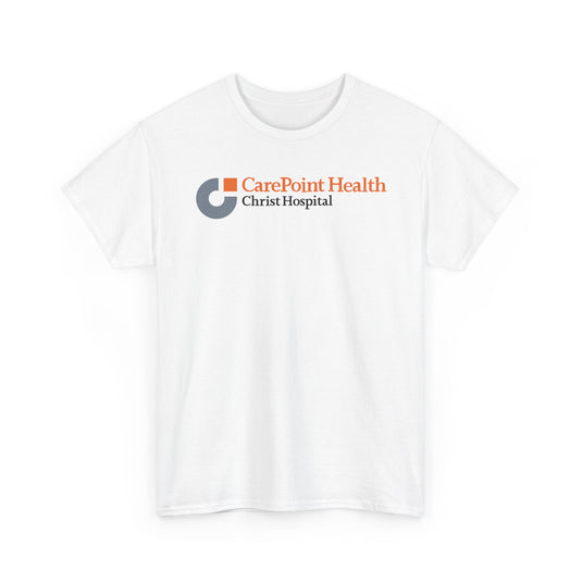 CarePoint Health Logo Jersey City Hospital Graphic T-Shirt Rare Defunct Brand Tee