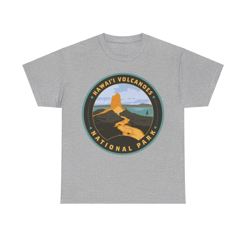 Load image into Gallery viewer, Hawaii Volcanoes National Park Round Logo T-shirt
