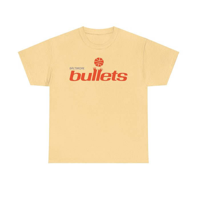 Baltimore Bullets Red Blue Logo Washington Retro T-shirt