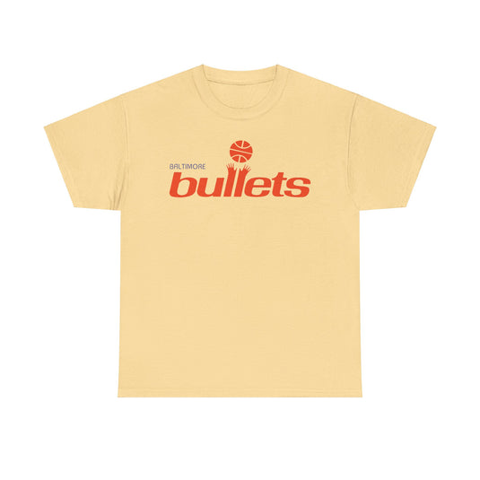 Baltimore Bullets Red Blue Logo Washington Retro T-shirt