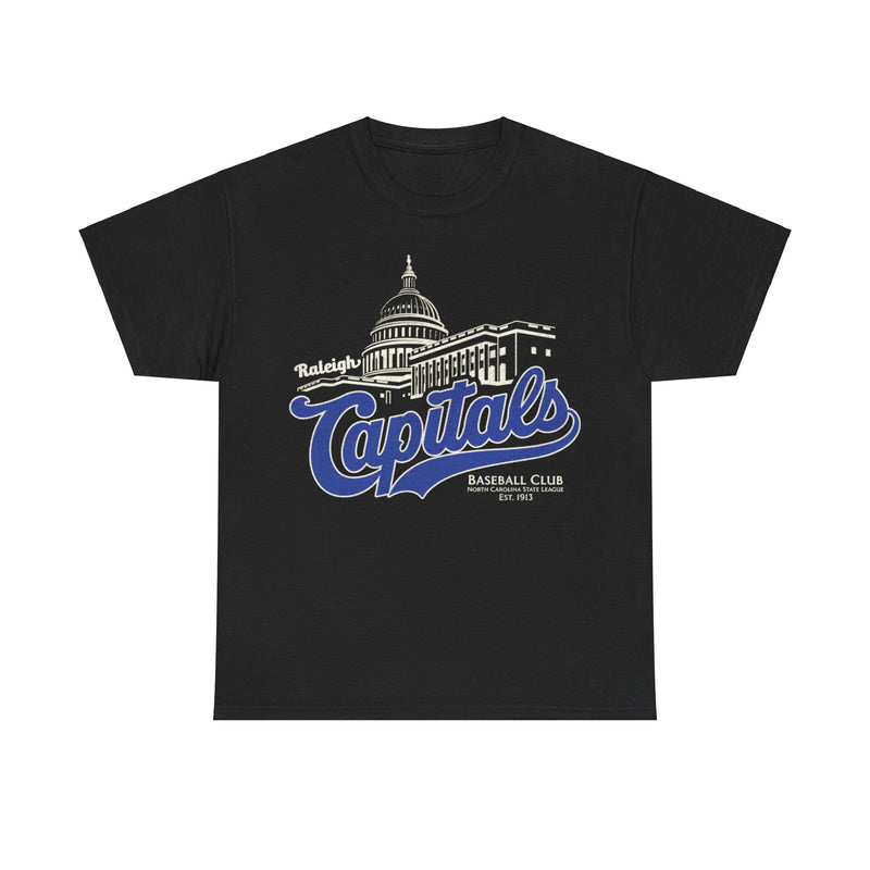 Load image into Gallery viewer, Raleigh Capitals Nostalgic Retro Baseball Team T-shirt
