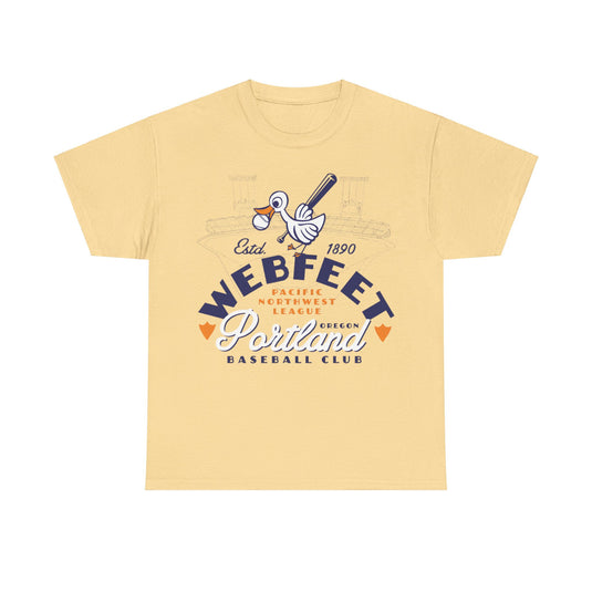 Portland Webfeet Est 1890 Oregon Baseball T-shirt