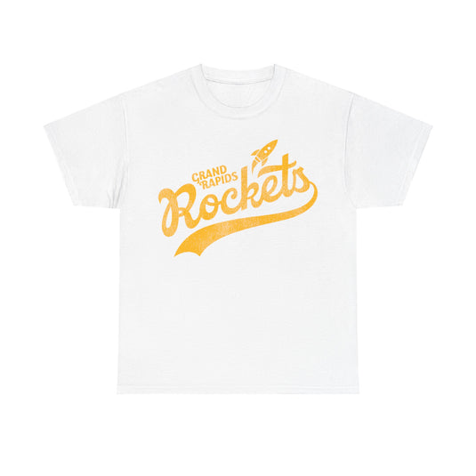 Grand Rapids Rockets Hockey Team Nostalgic Logo T-shirt