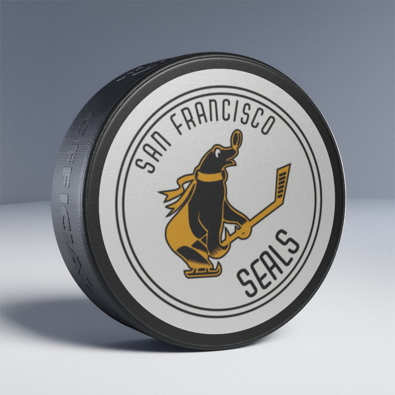 Load image into Gallery viewer, San Francisco Seals Hockey — 1971–1973 Nostalgic Hockey Puck
