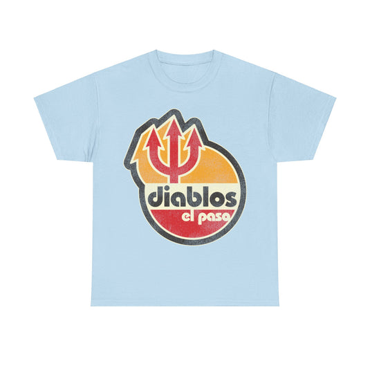 El Paso Diablos Logo Nostalgic Retro Baseball Team T-shirt