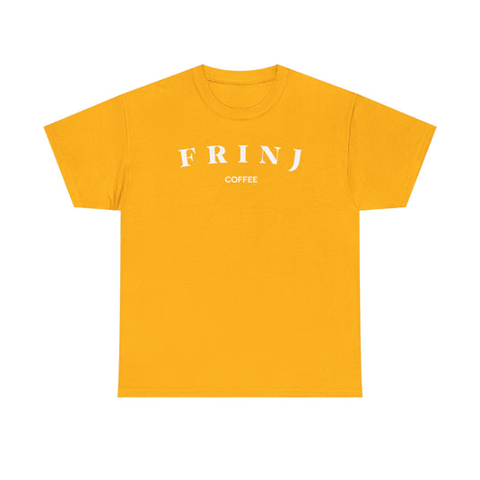 Frinj Coffee T-Shirt Defunct Coffee Company Bankrupt Logo Tee