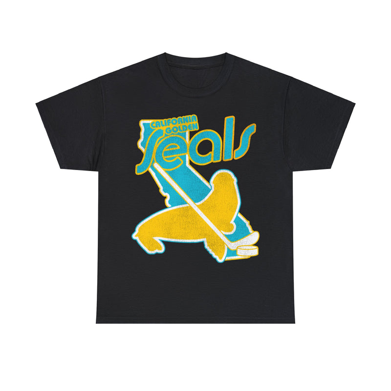 Load image into Gallery viewer, California Golden Seals Hockey Team Nostalgic Logo T-shirt
