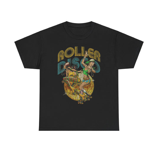 Roller Disco 1980 Party Nightclub Skating T-shirt