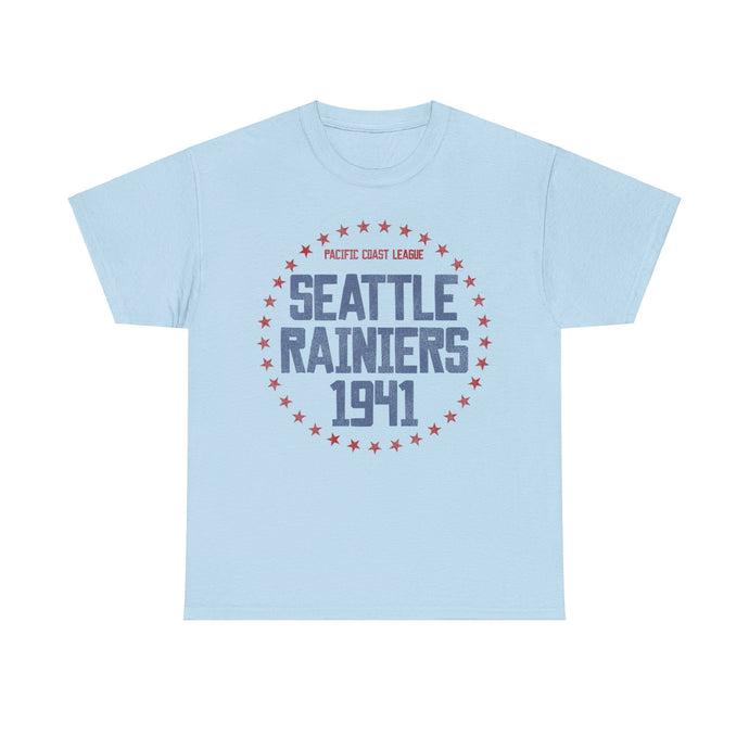 Seattle Rainiers1941 Nostalgic Retro Baseball Team T-shirt