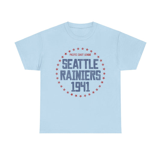 Seattle Rainiers1941 Nostalgic Retro Baseball Team T-shirt