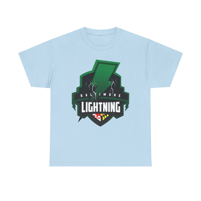 Load image into Gallery viewer, Baltimore Lightning Maryland CBA 1985-1986 Basketball T-shirt
