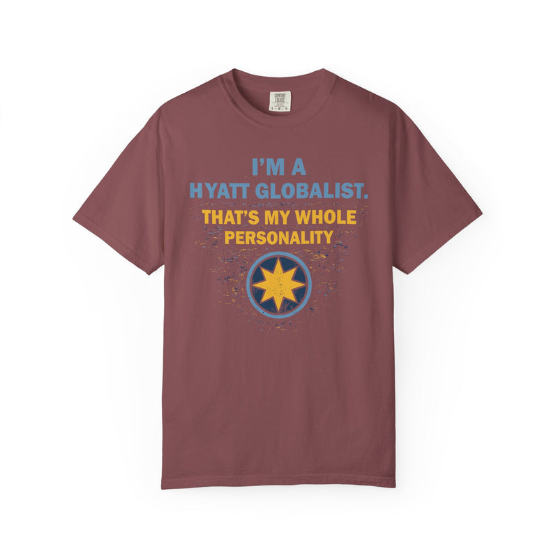 Load image into Gallery viewer, Hyatt Globalist Personality Credit Card Points Miles Travel T-shirt
