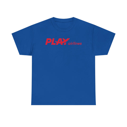PLAY Airlines Icelandic Low-Cost Carrier Logo T-Shirt Aviation