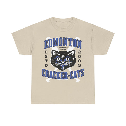 Edmonton Cracker-Cats Est 2005 Canada Baseball T-shirt