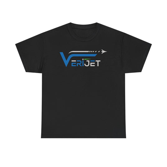 Verijet Private Jet Charter Logo T-Shirt Aviation