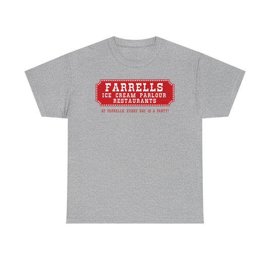 Farrells Ice Cream Parlour Restaurant Chain Vintage Logo T-Shirt