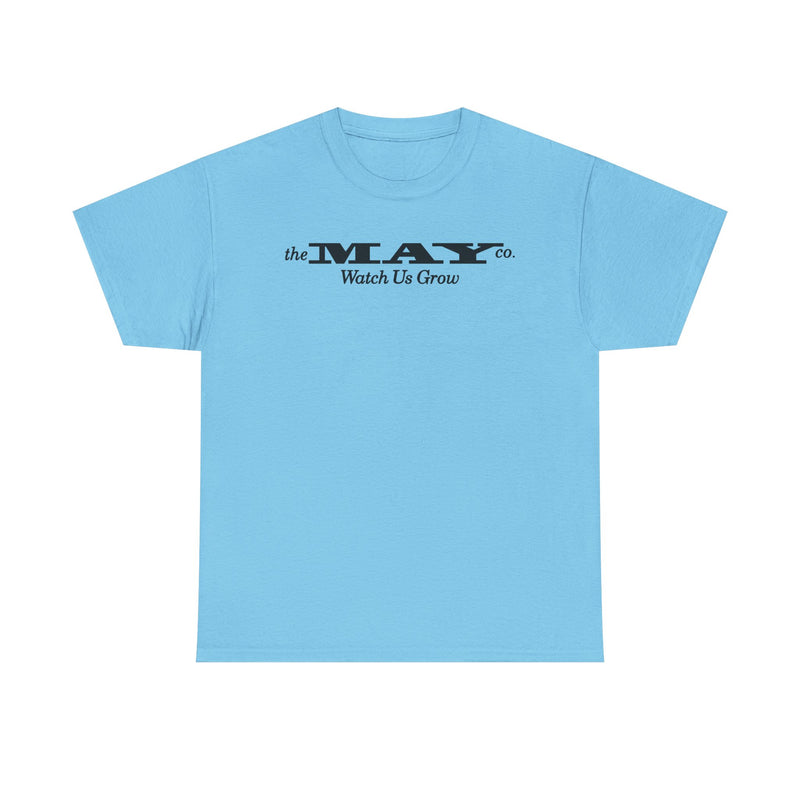 Load image into Gallery viewer, The May Company Watch Us Grow Black Logo Department Store Chain T-shirt
