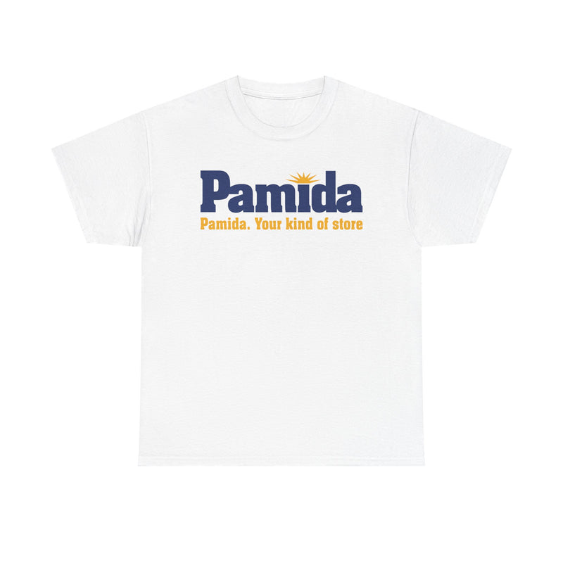Load image into Gallery viewer, Pamida Your Kind of Store Sun Logo Rural Department Store Chain T-shirt
