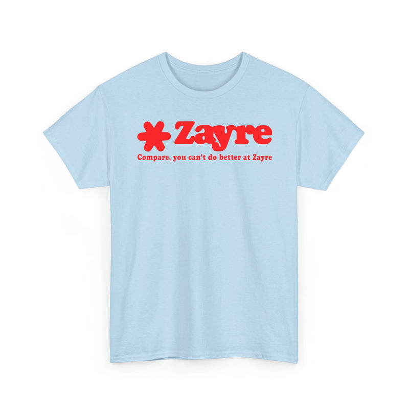 Load image into Gallery viewer, Zayre Compare You Can't Do Better Red Star Logo Discount Store Chain T-shirt
