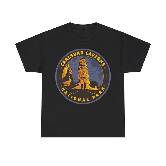 Carlsbad Caverns National Park New Mexico Round Logo T-shirt