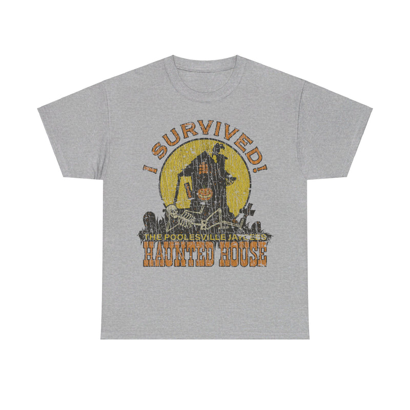 Load image into Gallery viewer, Poolesville Haunted House Survivor 1980 Maryland T-shirt
