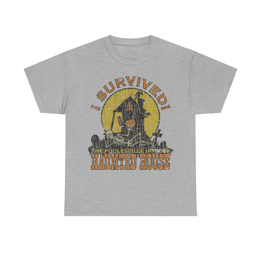 Poolesville Haunted House Survivor 1980 Maryland T-shirt