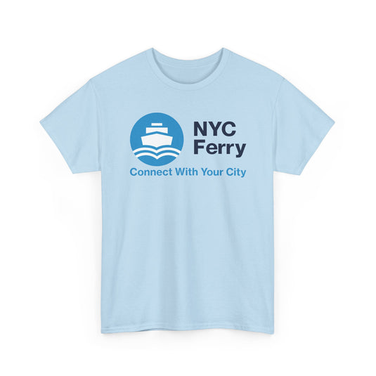 NYC Ferry Defunct Transportation Service T-Shirt Connect With Your City Boat Tee