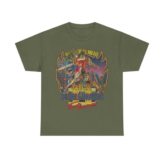 Double Dragon II The Revenge 1988 Video Game T-shirt