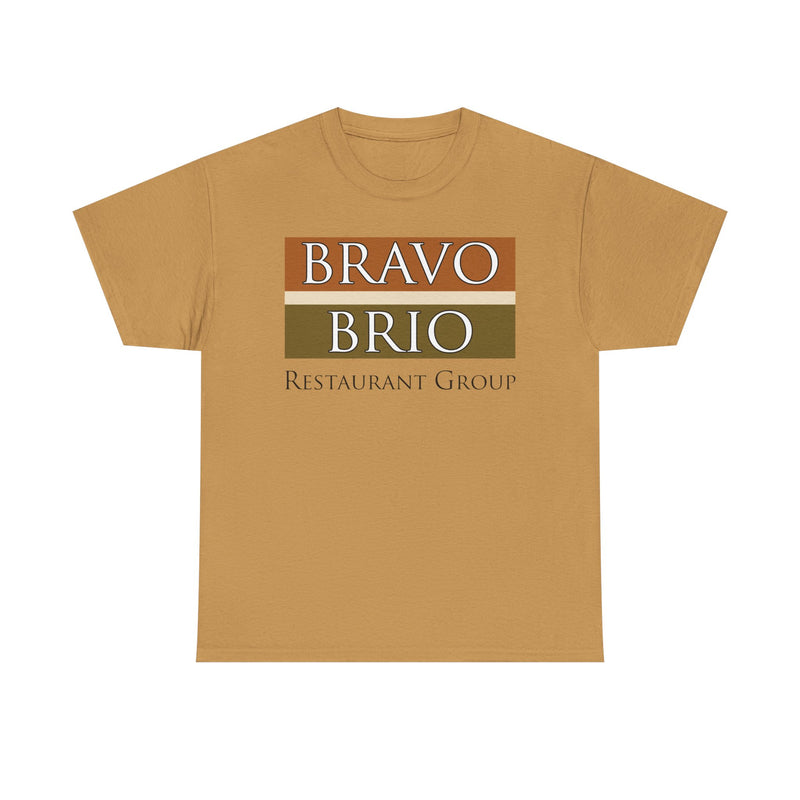Load image into Gallery viewer, Bravo Brio Restaurant Group T-Shirt - Defunct Dining Chain Logo Tee
