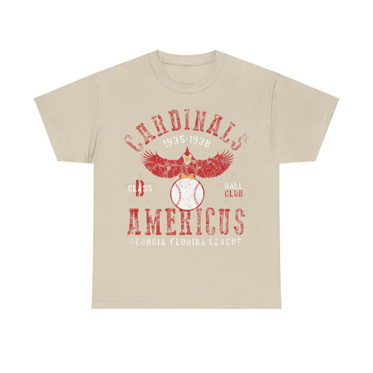 Americus Cardinals Est 1935 Georgia Baseball T-shirt