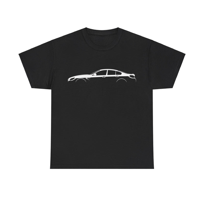 Load image into Gallery viewer, BMW M6 Gran Coupe F06 Silhouette Car T-shirt
