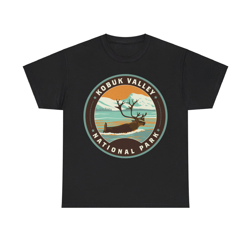 Load image into Gallery viewer, Kobuk Valley National Park Alaska Round Logo T-shirt
