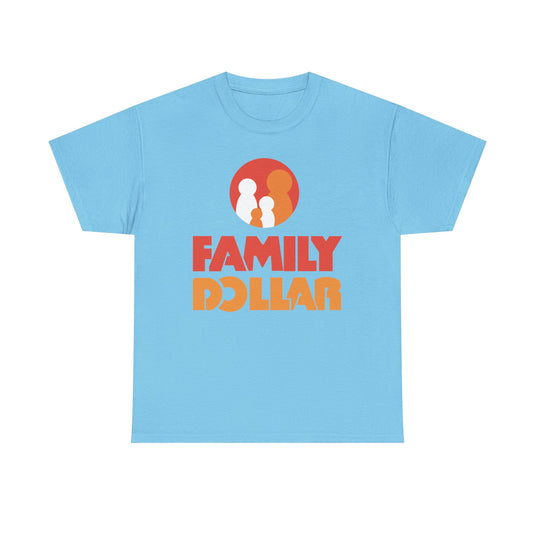 Family Dollar T-Shirt Discount Retail Store Vintage Logo Tee
