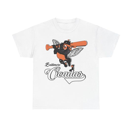 Baltimore Cicadas Baseball Team Nostalgic Retro T-shirt