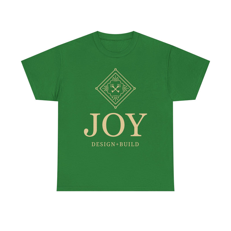Load image into Gallery viewer, Joy Design + Build T-Shirt - Construction Industry Bankrupt Logo Tee
