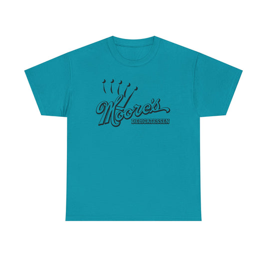 Moore's Delicatessen T-Shirt - Deli Industry Defunct Logo Tee