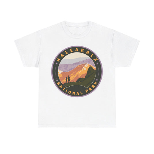 Haleakala National Park Hawaii Round Logo T-shirt