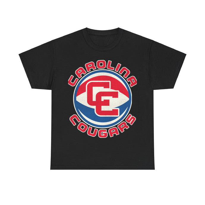 Carolina Cougars CC Logo Basketball Nostalgic Retro T-shirt