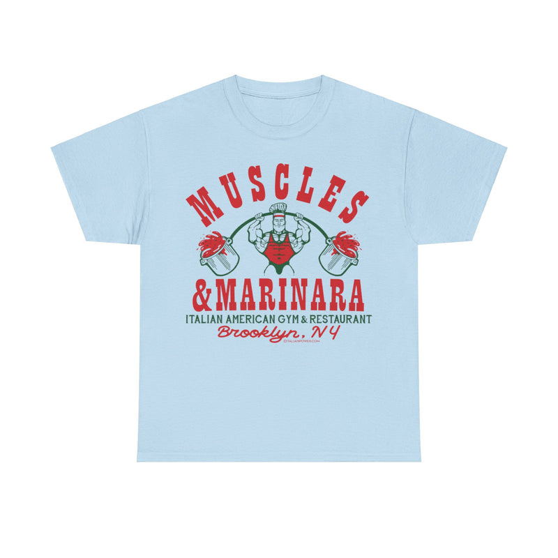 Load image into Gallery viewer, Muscles Marinara New York Italian American Gym Restaurant T-shirt
