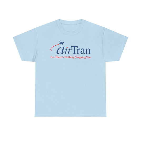 Air Tran Go There's Nothing Stopping You Vintage Airline Logo Aviation T-shirt